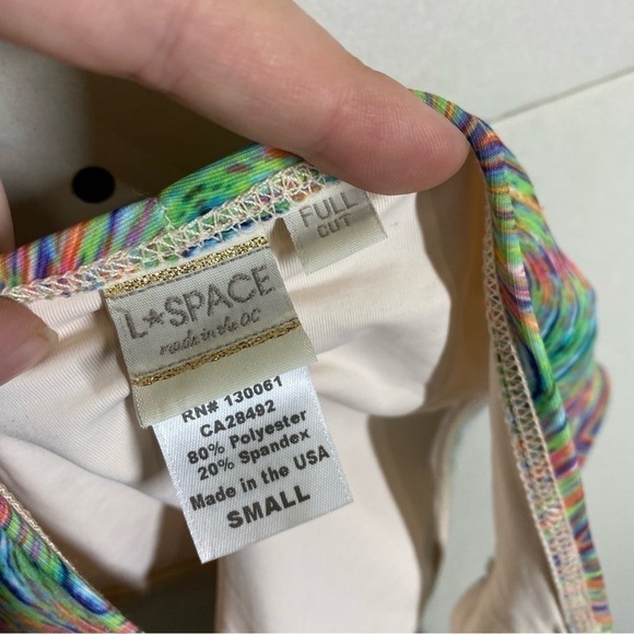 L*Space Dolly Fringe Monique Bikini Set Swimsuit (Top Large Bottom Small) - Picture 12 of 12